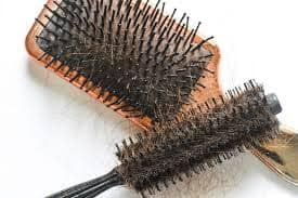 A Hair Brush Filled