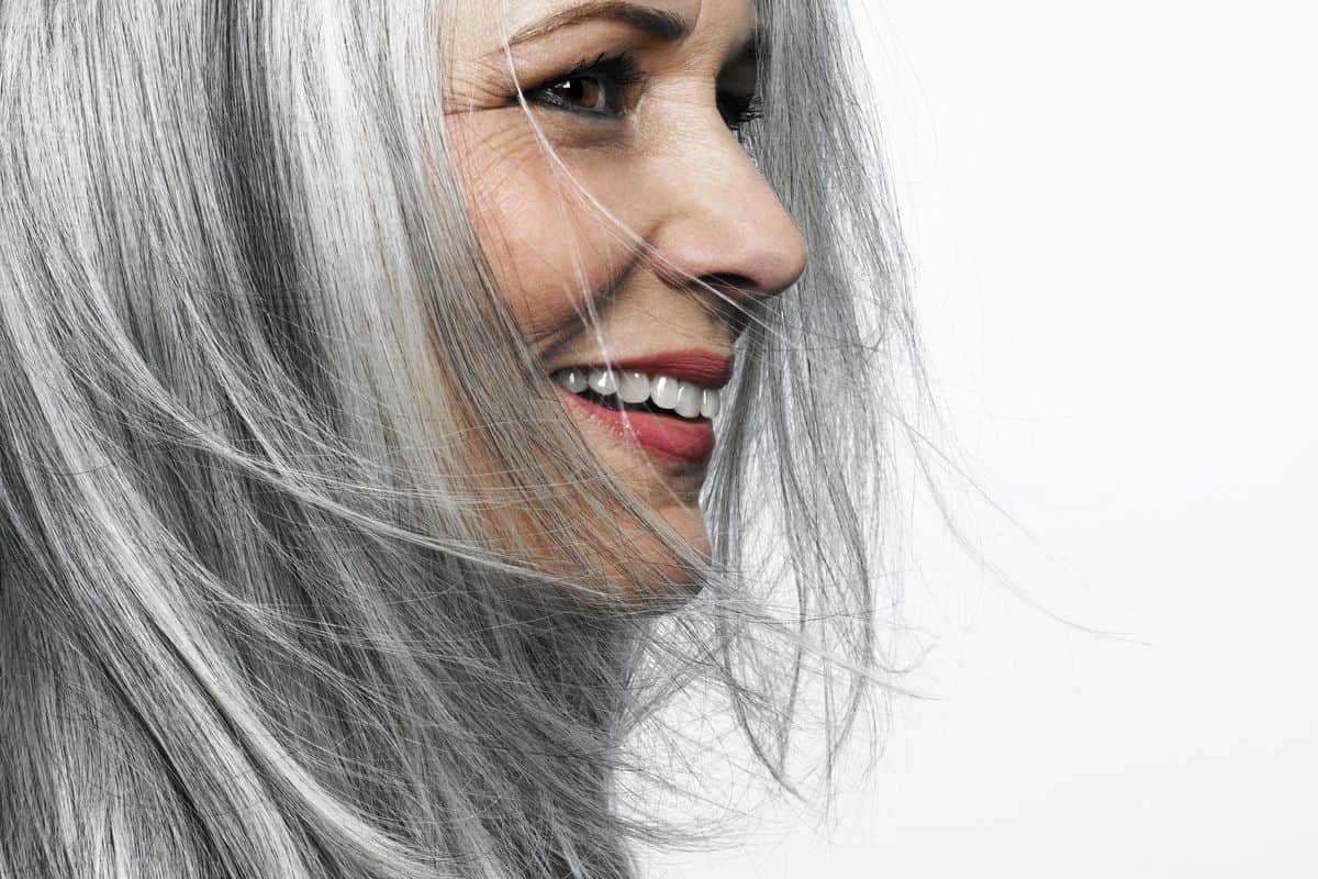 remove permanent hair dye from grey hair