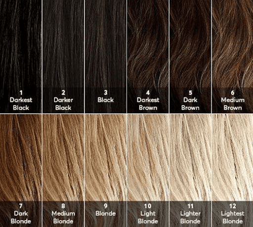 Hair Coloring System In 12 Shades