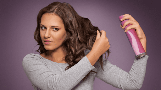 Hairspray holds your hair in place and gives your hair a spruce