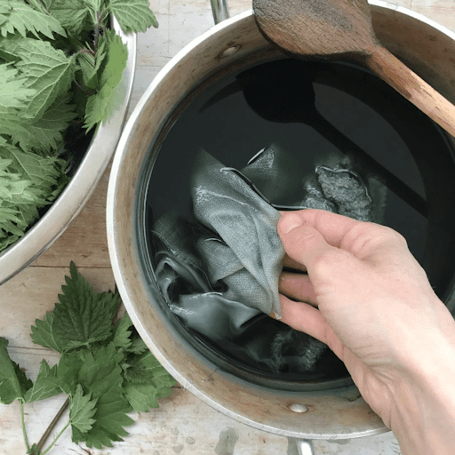 The natural dyeing technique has been practiced throughout history.