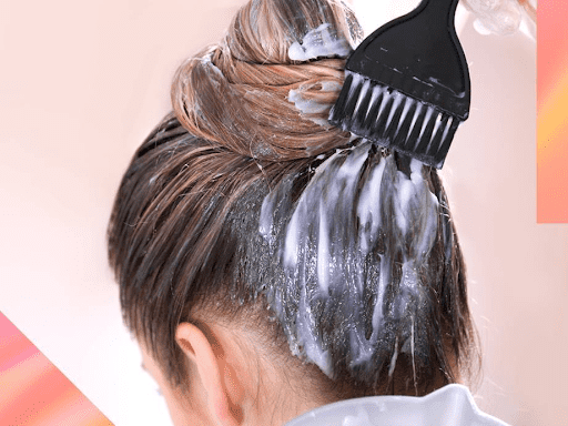 You can bleach and dye your hair at home. 