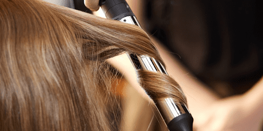 Your hair sizzle when the heat from styling equipment meets still-damp hair