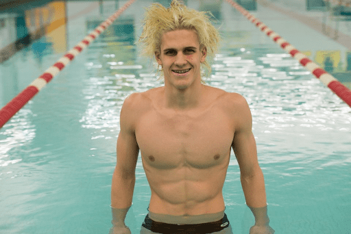 You should not swim right after having bleached your hair. 