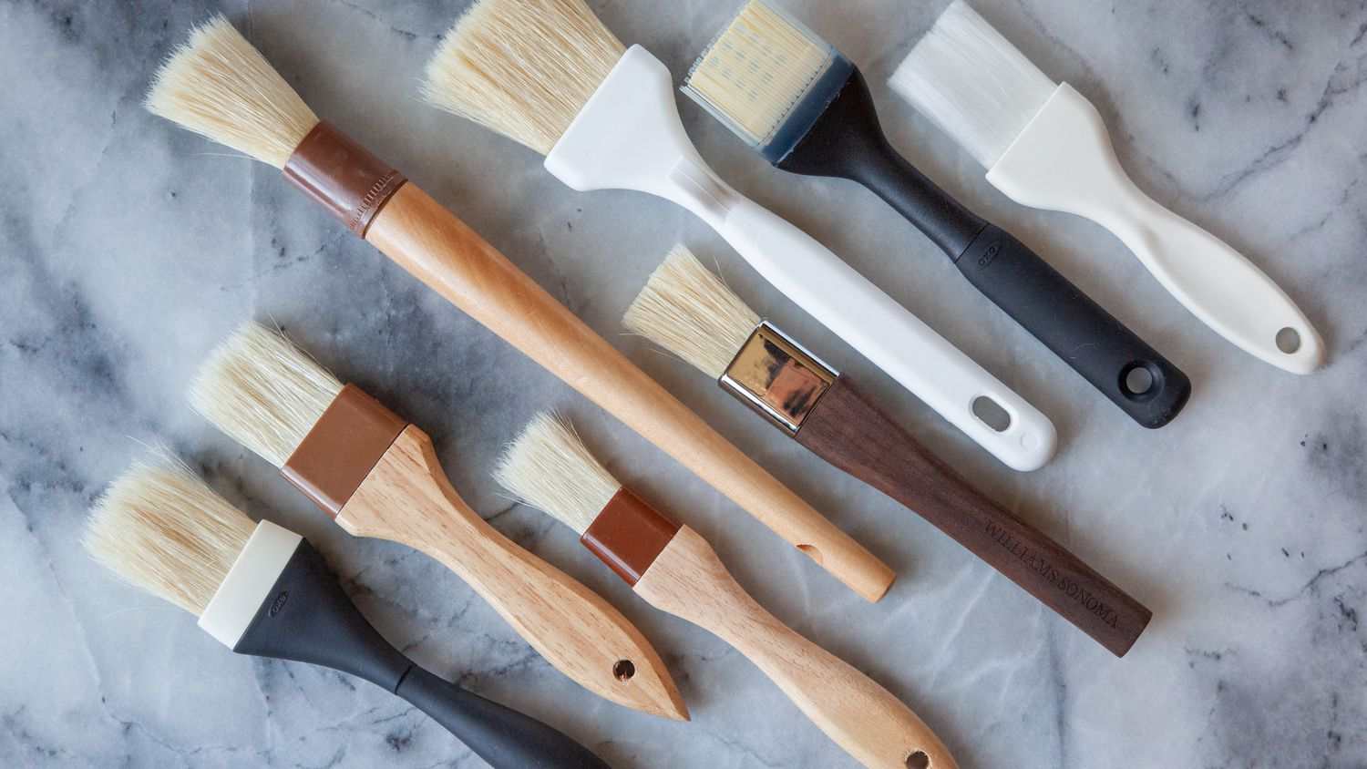 A pastry brush can be used as an alternative